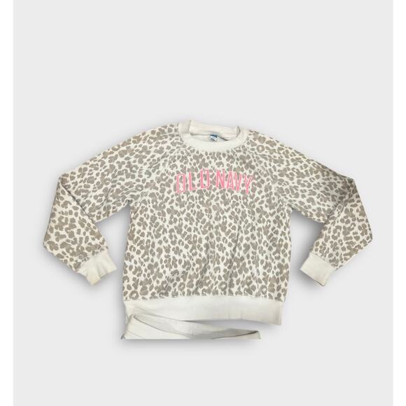 Girls Old Navy Loungewear Cheetah Print 2pc Sweatsuit Size 9 - Picture 4 of 11